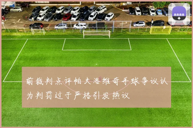 前裁判点评帕夫洛维奇手球争议认为判罚过于严格引发热议